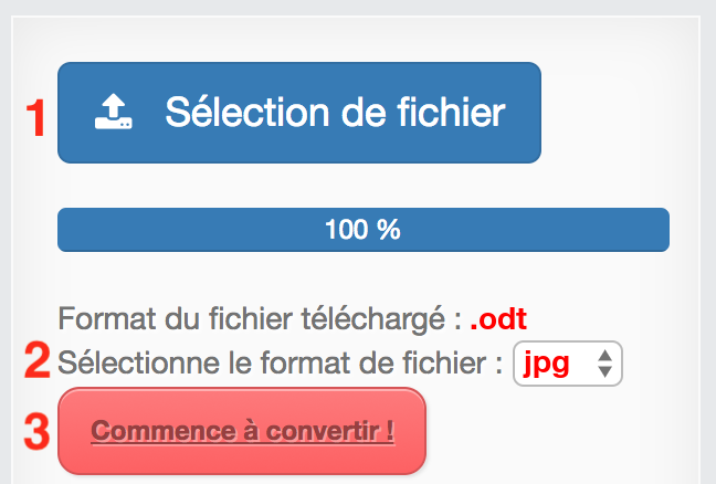 Comment convertir ODT en JPG en ligne